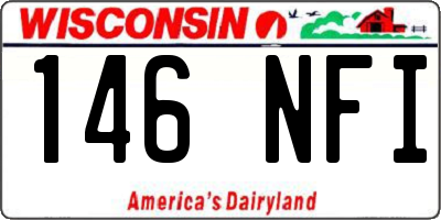 WI license plate 146NFI
