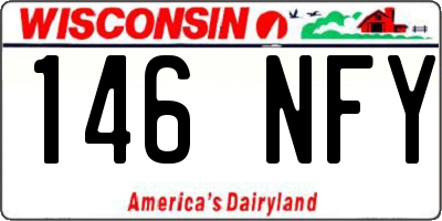 WI license plate 146NFY