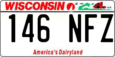 WI license plate 146NFZ
