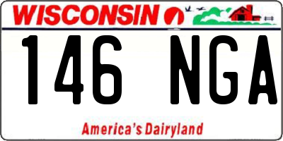 WI license plate 146NGA