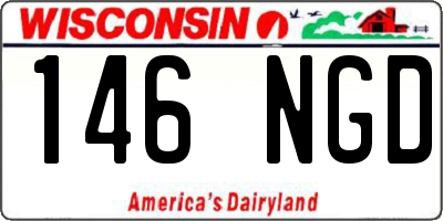 WI license plate 146NGD
