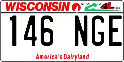 WI license plate 146NGE