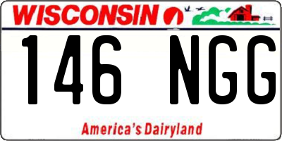 WI license plate 146NGG