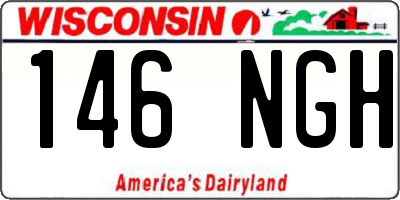 WI license plate 146NGH