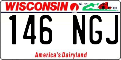 WI license plate 146NGJ