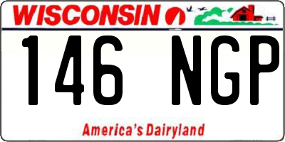 WI license plate 146NGP