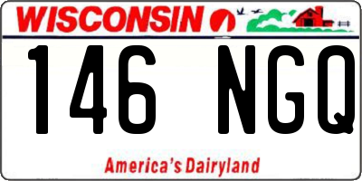 WI license plate 146NGQ