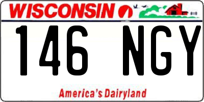 WI license plate 146NGY