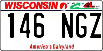 WI license plate 146NGZ