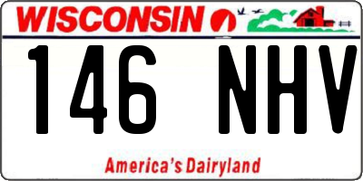 WI license plate 146NHV