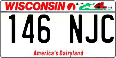 WI license plate 146NJC