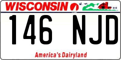 WI license plate 146NJD