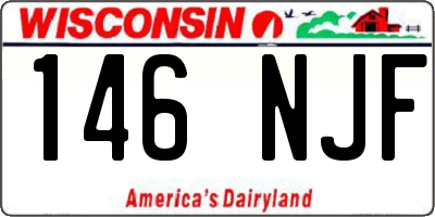 WI license plate 146NJF
