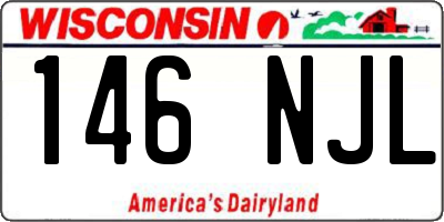 WI license plate 146NJL