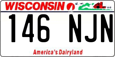 WI license plate 146NJN