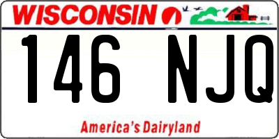 WI license plate 146NJQ