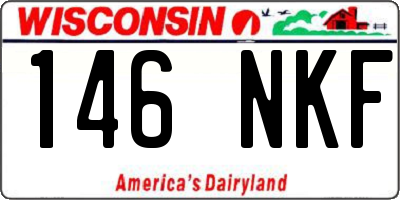 WI license plate 146NKF