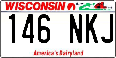 WI license plate 146NKJ