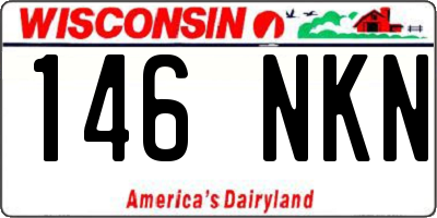 WI license plate 146NKN