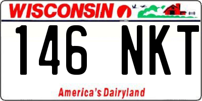 WI license plate 146NKT