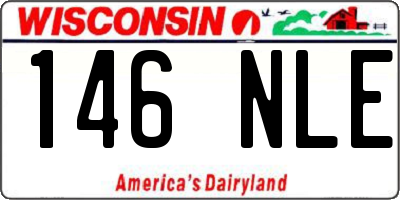 WI license plate 146NLE