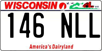 WI license plate 146NLL