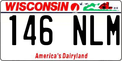 WI license plate 146NLM