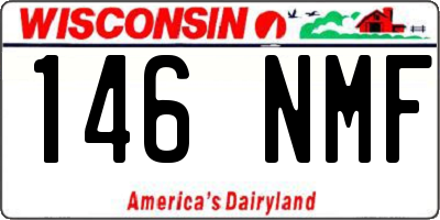 WI license plate 146NMF