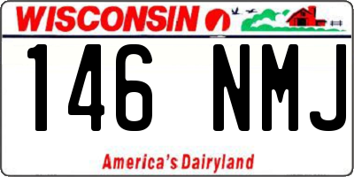 WI license plate 146NMJ