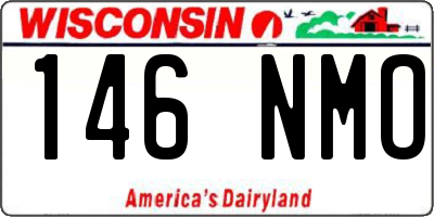 WI license plate 146NMO