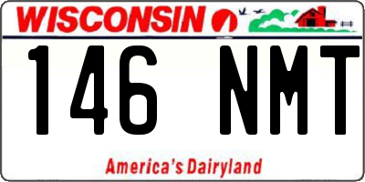 WI license plate 146NMT