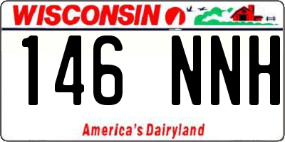 WI license plate 146NNH
