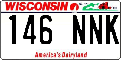 WI license plate 146NNK
