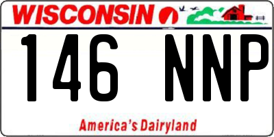 WI license plate 146NNP