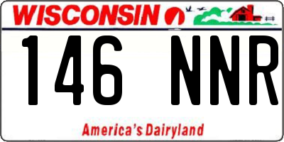 WI license plate 146NNR