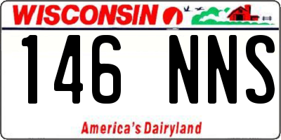 WI license plate 146NNS