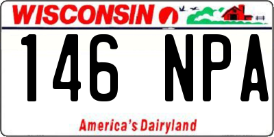 WI license plate 146NPA