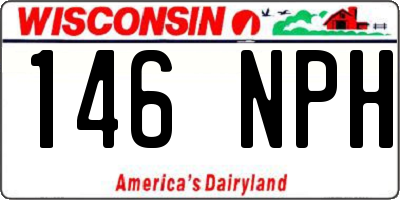 WI license plate 146NPH