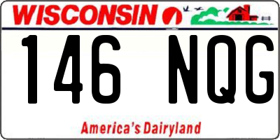 WI license plate 146NQG