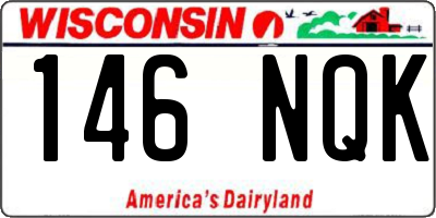 WI license plate 146NQK