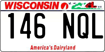WI license plate 146NQL