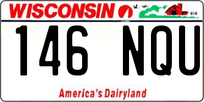 WI license plate 146NQU