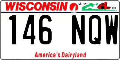 WI license plate 146NQW