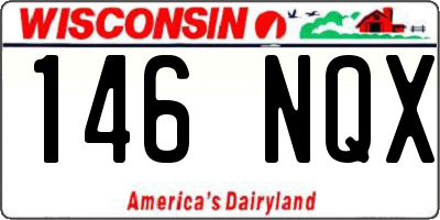 WI license plate 146NQX
