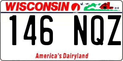 WI license plate 146NQZ