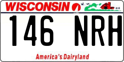 WI license plate 146NRH