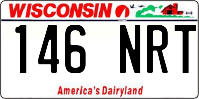 WI license plate 146NRT