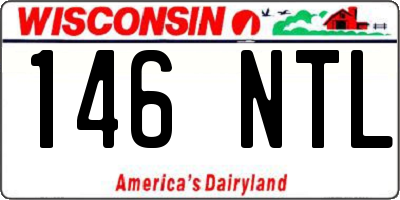 WI license plate 146NTL