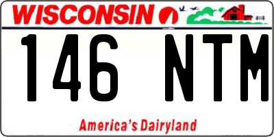 WI license plate 146NTM