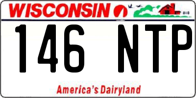 WI license plate 146NTP